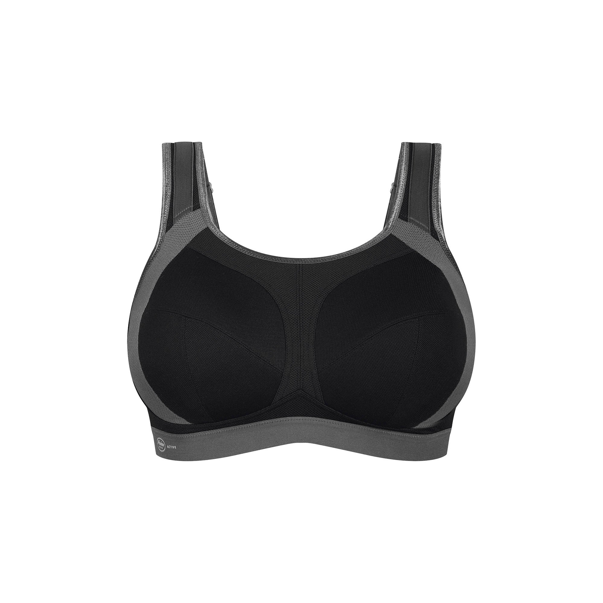 Anita Active Extreme Control Plus urheiluliivit musta -harmaa edestä