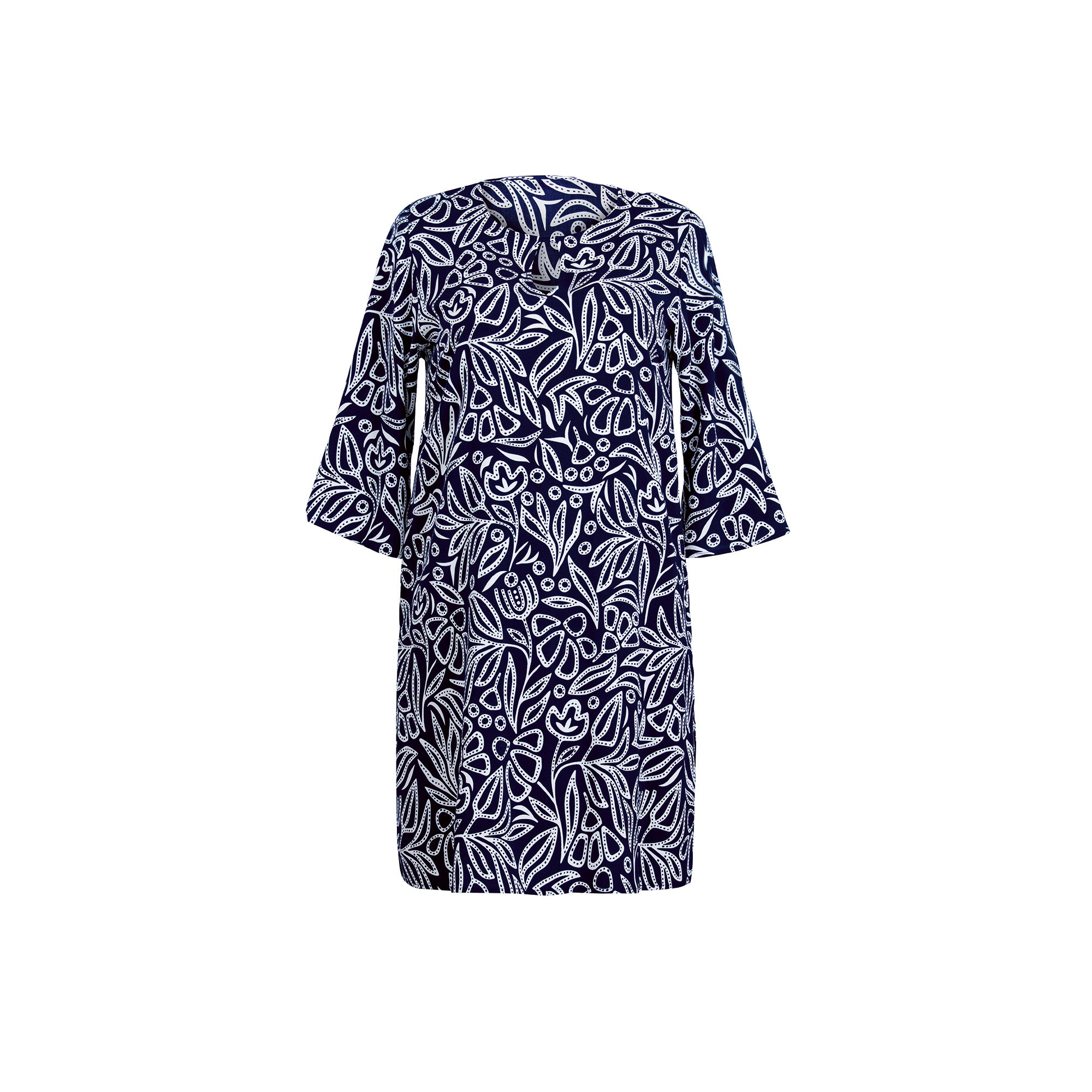 Anita comfort Salla Tunic housut laivastonsininen edestä