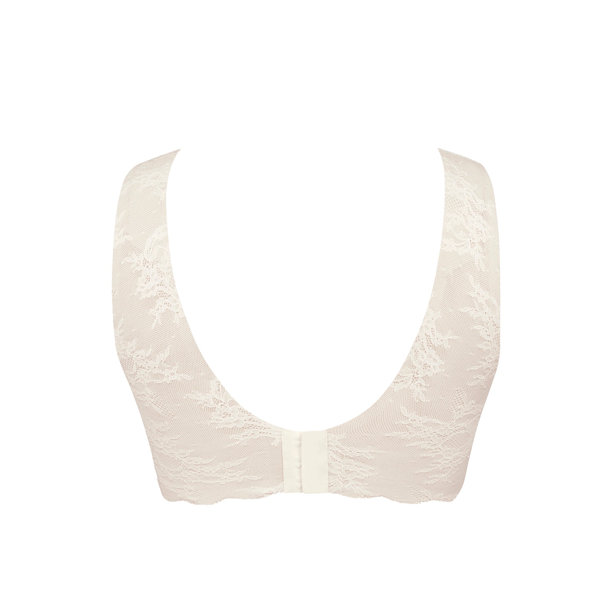 Anita Essential Lace bralette luonnonvalkoinen, takaa kuvattuna