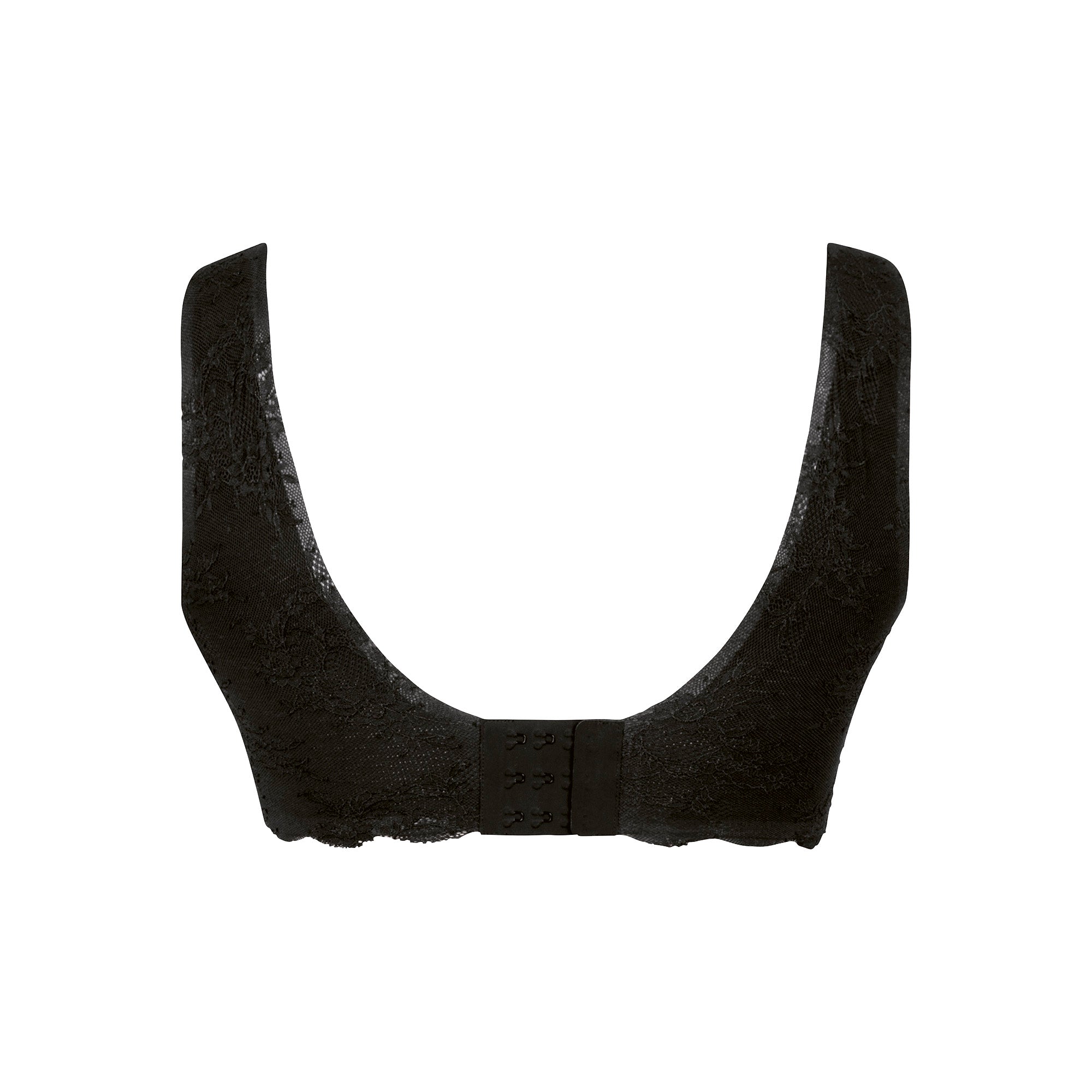 Anita Essential Lace bralette musta, takaa kuvattuna