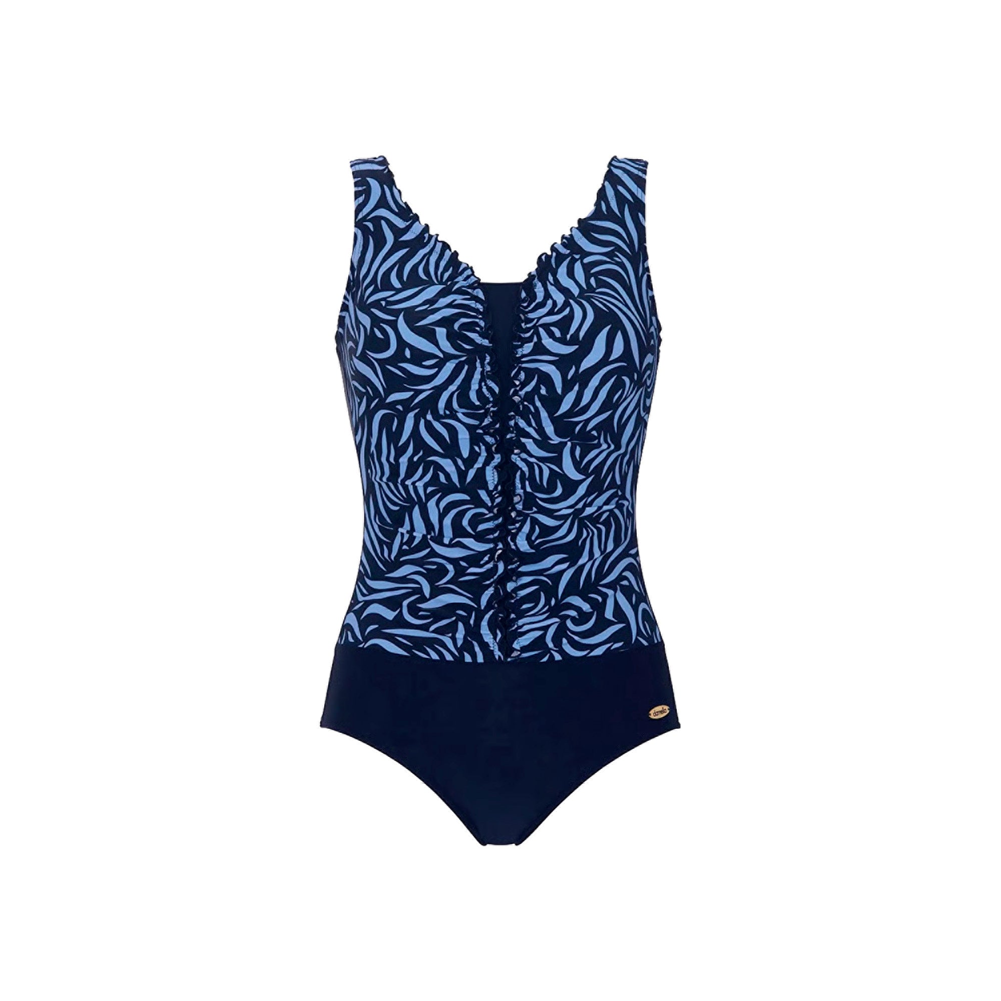 Damella Nice Jennifer Kokouimapuku-tummansinikirjava edestä