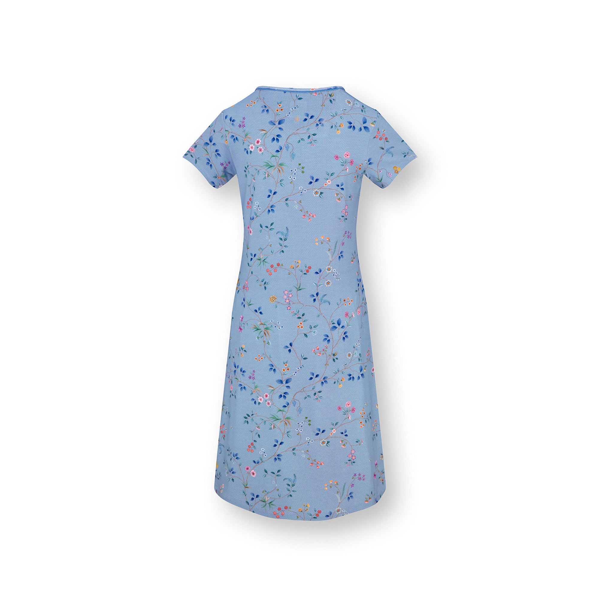 Pip Studio Daniela viskoosi yöpaita Delhi Dreams sininen takaa