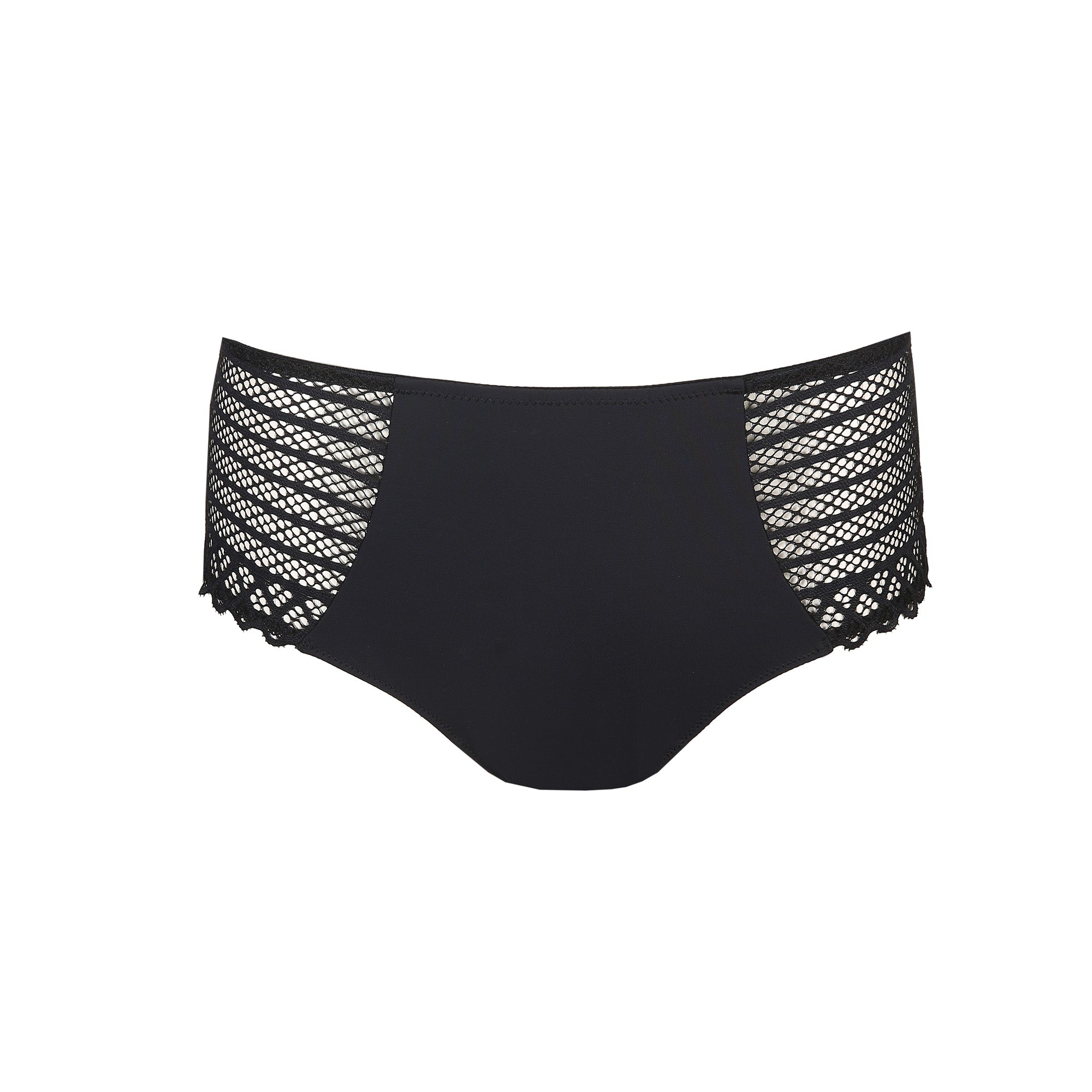 Prima Donna Twist East End korkeat alushousut hiilenmusta edestä