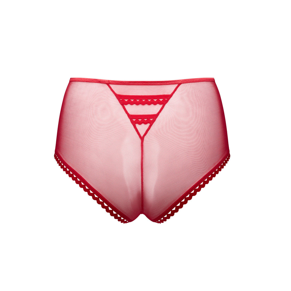 PrimaDonna Twist Wowgirl punaiset korkeat hotpants-alushousut takaa