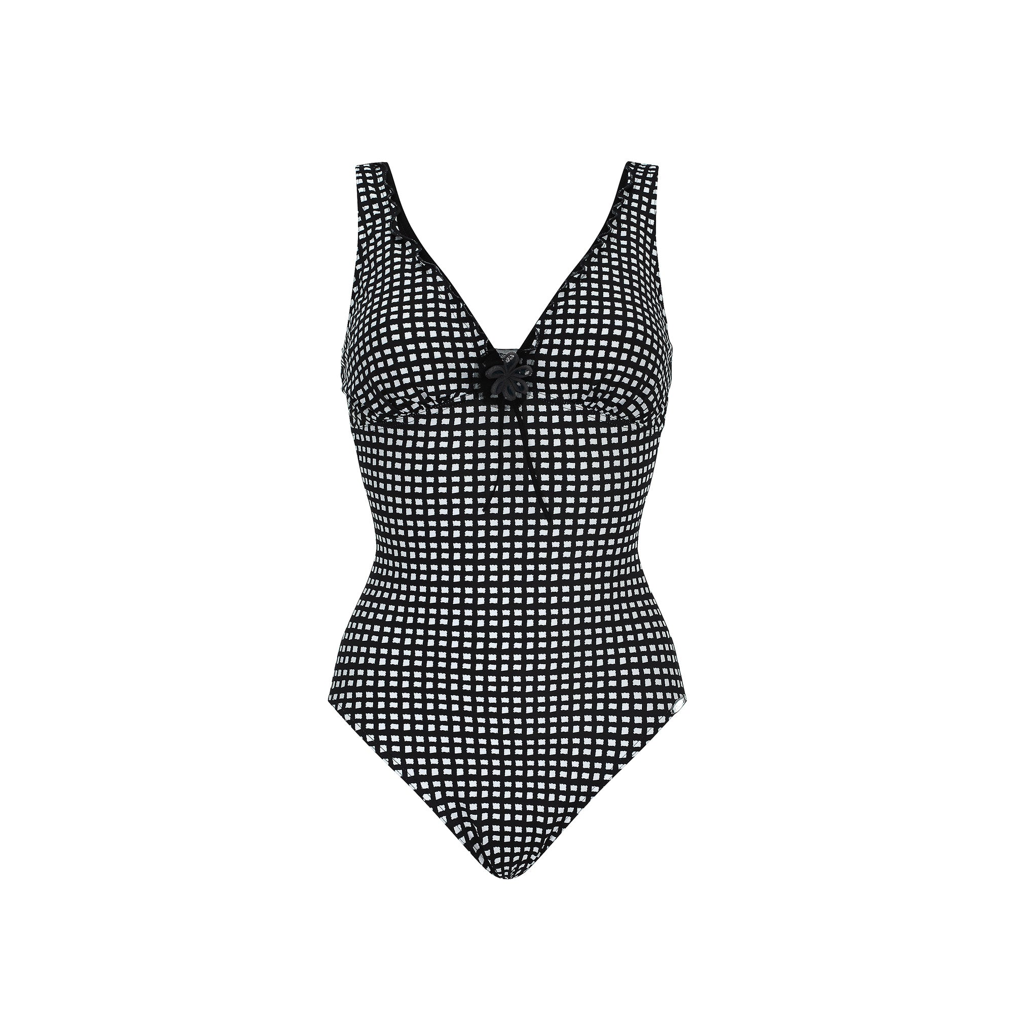 Sunflair Riviera Elegance Swimsuit uimapuku musta edestä