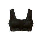 Anita Essential Lace bralette musta, edestä kuvattuna
