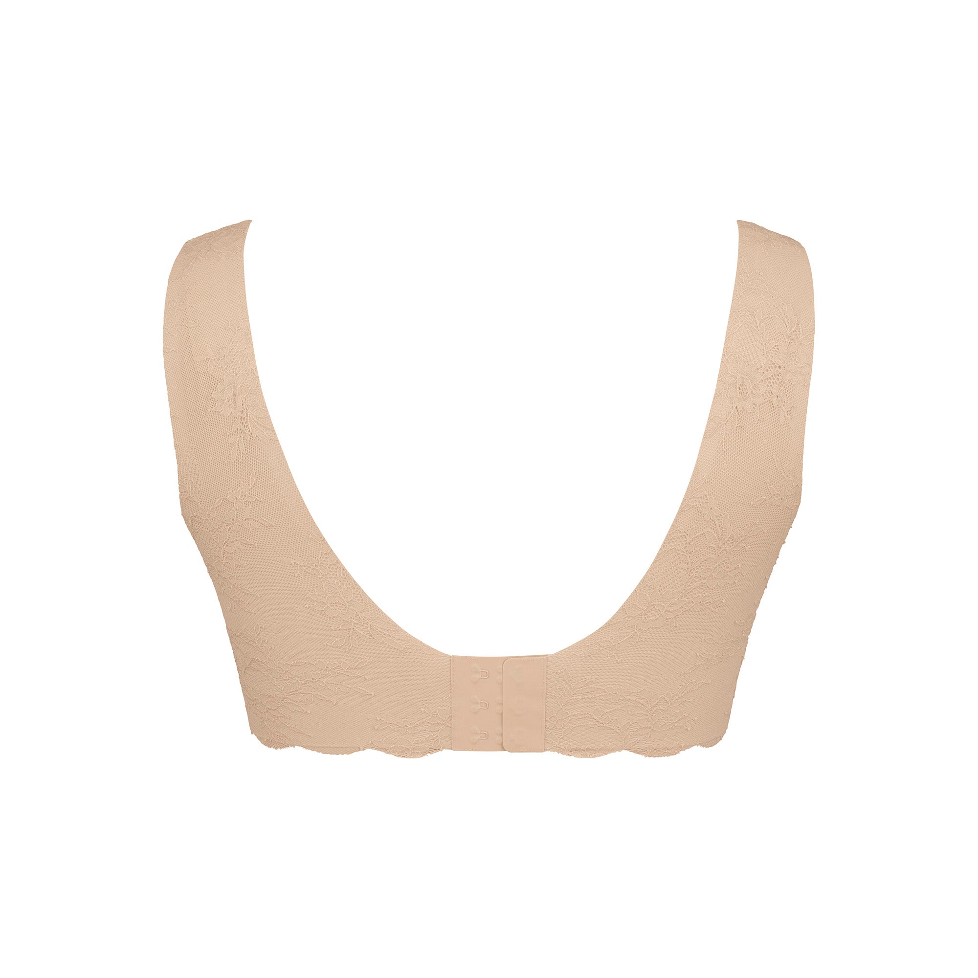 Anita Essential Lace bralette nude, takaa kuvattuna