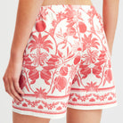 Calida Favourites Beach Shorts shortsit puna-valkoinen takaa