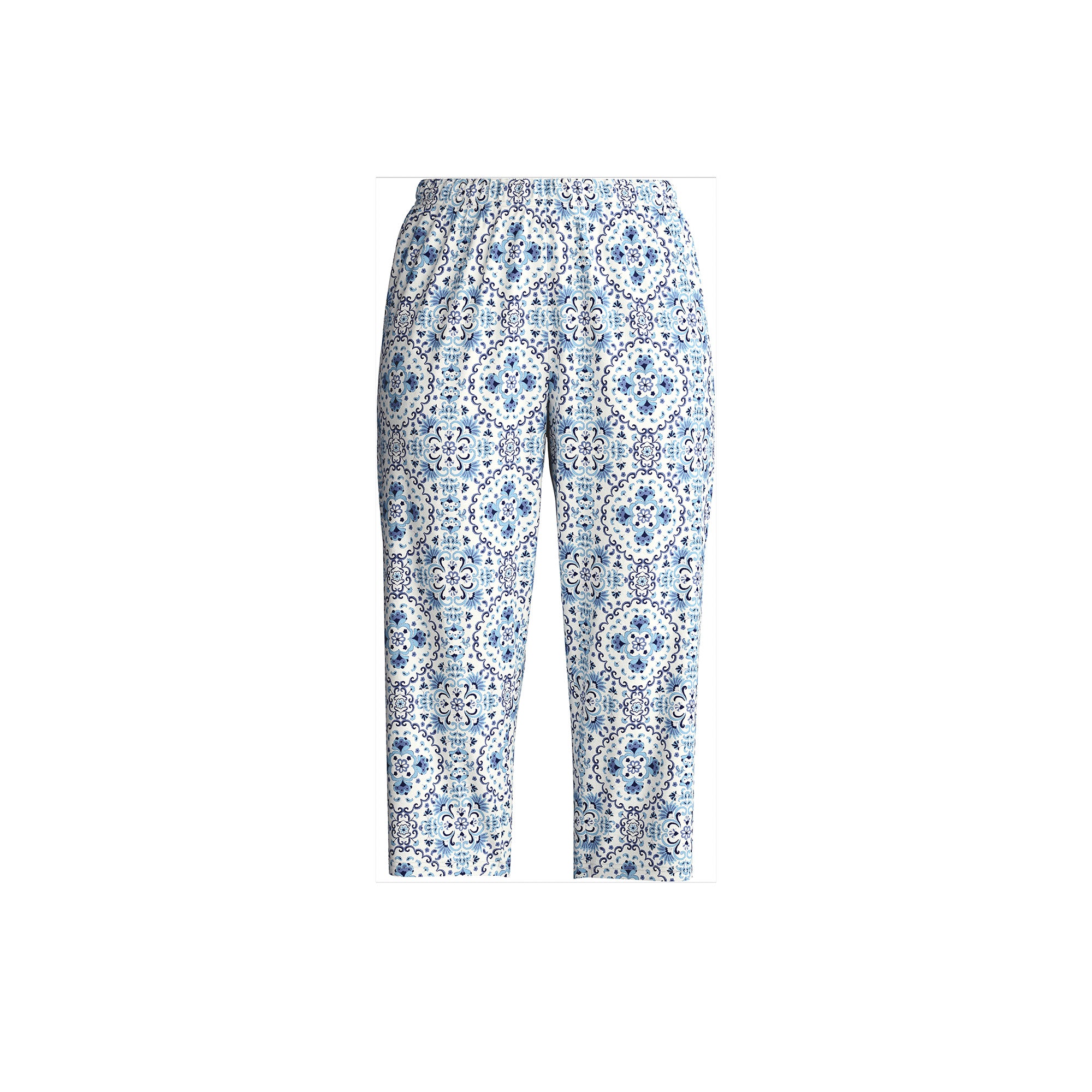 Calida Favourites Tiles 3/4 Pants housut valkoinen edestä