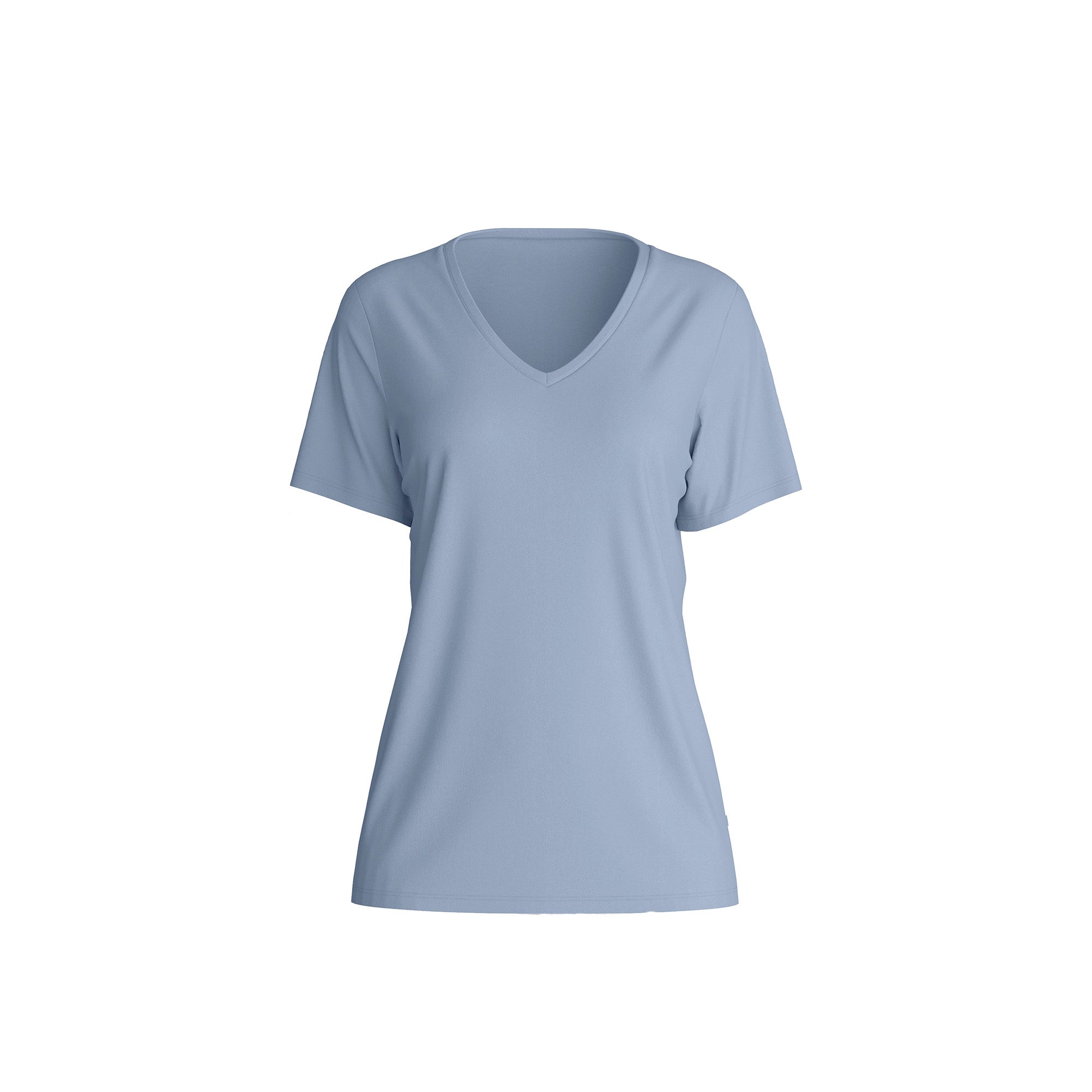 Calida Favourites Tiles Shirt Short-Sleeve T-paita vaaleansininen edestä