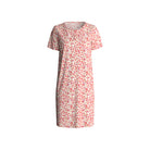 Calida Flower Nights Sleepshirt yöpaita puna-valkoinen edestä