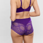 Empreinte Cassiopee pitsiset korkeat alushousut violetti takaa