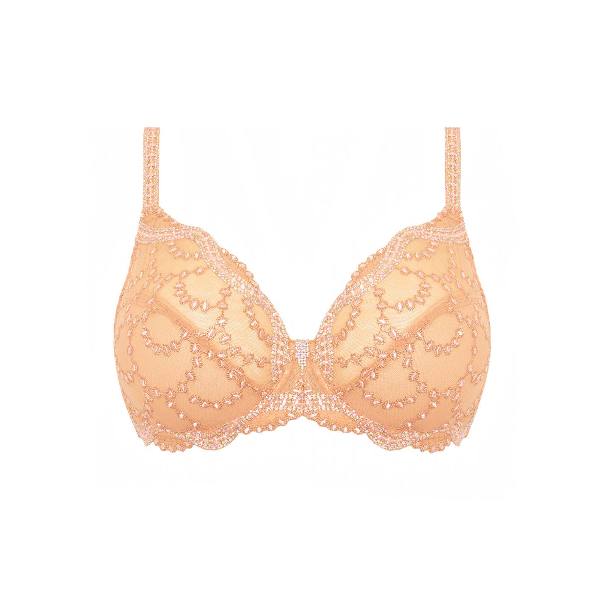 Louisa Bracq Baccara kokokuppiset kaarituelliset rintaliivit ihonväriset edestä