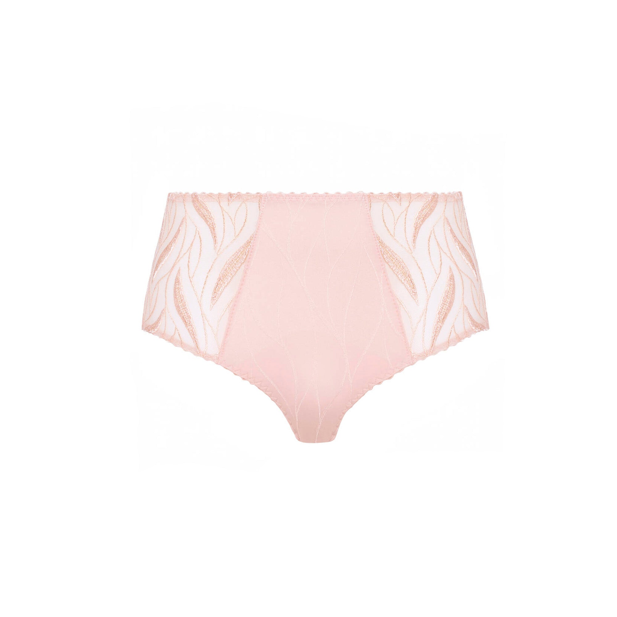 Louisa Bracq Julia Full Briefs korkeat alushousut nude roosa edestä