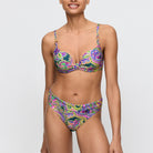 Marie Jo Jolise Bikini Fold Briefs käännettävät bikinihousut tropical-paisley mallin päällä