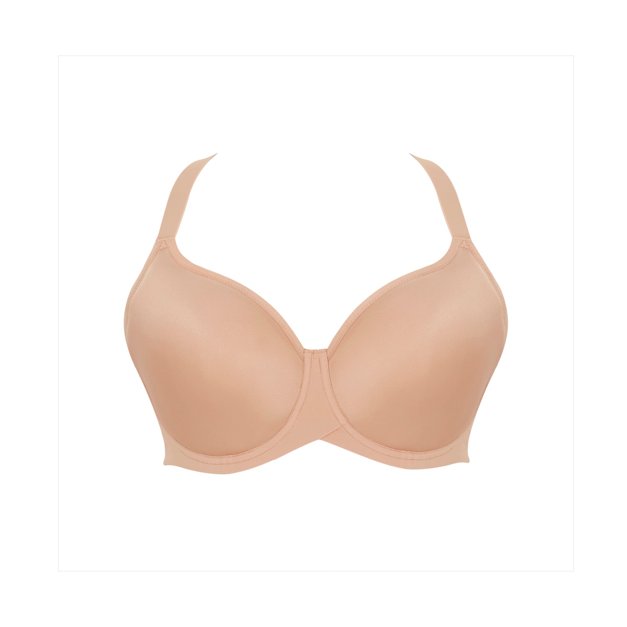 Panache Sculptresse Form kaarituelliset spacer T-paitarintaliivit nude painijanselkä edestä