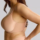 Panache Sculptresse Form kaarituelliset spacer T-paitarintaliivit nude mallin päällä sivusta