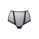 PrimaDonna Twist Wowgirl tummansiniset korkeat hotpants-alushousut edestä