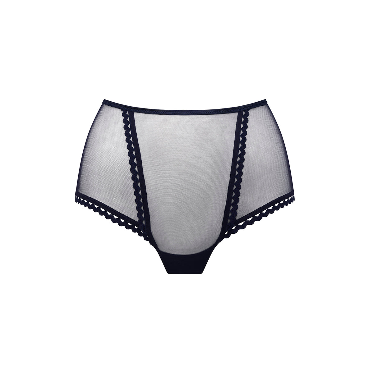 PrimaDonna Twist Wowgirl tummansiniset korkeat hotpants-alushousut edestä