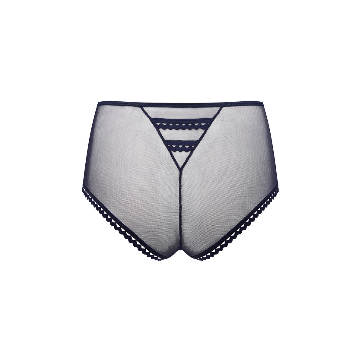 PrimaDonna Twist Wowgirl tummansiniset korkeat hotpants-alushousut takaa