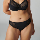 Simone Pérèle Caresse bikini-alushousut musta mallin päällä